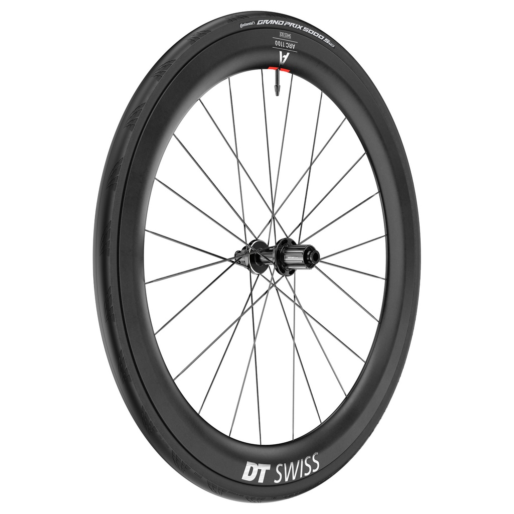 Wheels ARC 1100 DICUT db 55 12/142 mm Shimano WTS Road 11-speed Aluminum light S thru axle 12/142 mm TA Ratchet EXP Wheel Tire System: Tire and Tube mounted