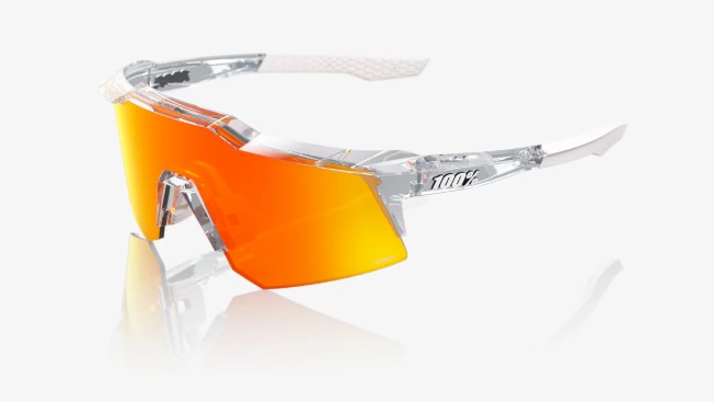 SPEEDCRAFT XS Polished Translucent Clear - HiPER Red Mirror Lens