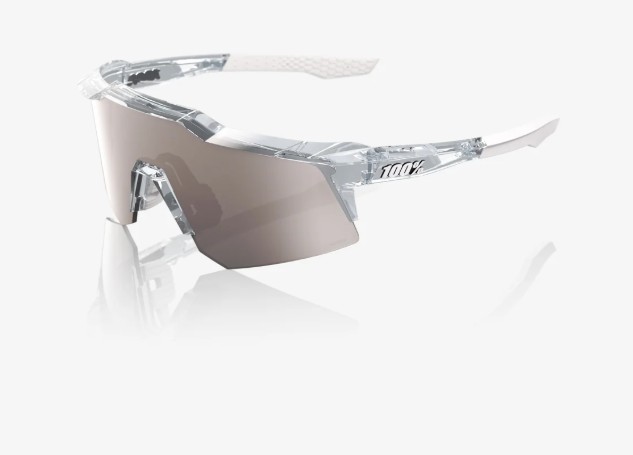 SPEEDCRAFT XS Polished Translucent Clear - HiPER Silver Mirror Lens