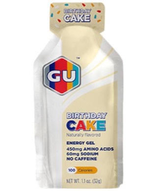 GU NUTRITION, GEL, BIRTHDAY CAKE