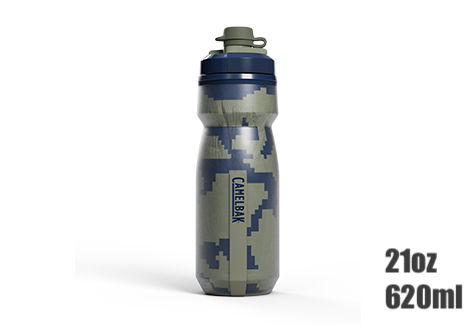 CBAK BOTTLE, PODIUM DIRT CHILL, 620ML, BLU CAMO