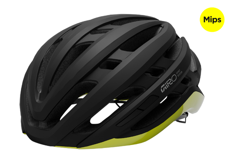 GIRO HELMET, AGILIS MIPS, MT BLK-YEL, MD