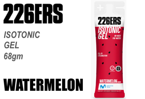 226ers NUTRITION, ISOTONIC GEL, 68gm, WATERMELON