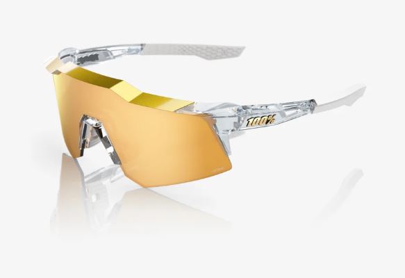 SPEEDCRAFT XS Polished Translucent Clear - HiPER 24K Gold Mirror Lens