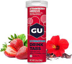 [124916] GU NUTRITION, HYDRATION DRINK TABS, STRAW HIBISCUS