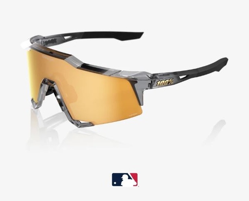 [60007-10077] SPEEDCRAFT MLB Authentic Polished Translucent Grey - HiPER 24K Gold Mirror Lens